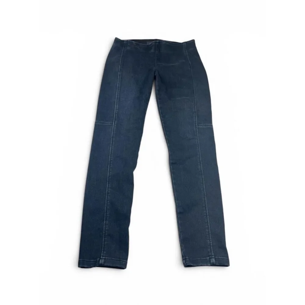Lauren Ralph Lauren Slim Fit Jeggings Blue Tummy Control Denim Pull On Size 6